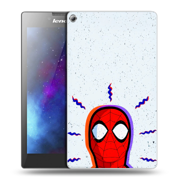 Силиконовый чехол на Lenovo Tab 2 A7-20 с принтом Spiderman Человек паук