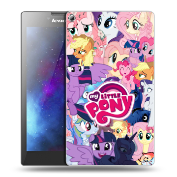 Силиконовый чехол на Lenovo Tab 2 A7-20 с принтом My little pony Дружба чудо