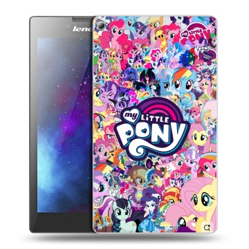 Силиконовый чехол на Lenovo Tab 2 A7-20 с принтом My little pony Дружба чудо