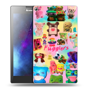 Силиконовый чехол на Lenovo Tab 2 A7-20 с принтом Флагер Fuggler