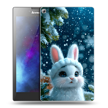 Силиконовый чехол на Lenovo Tab 2 A7-20 с принтом Новый год