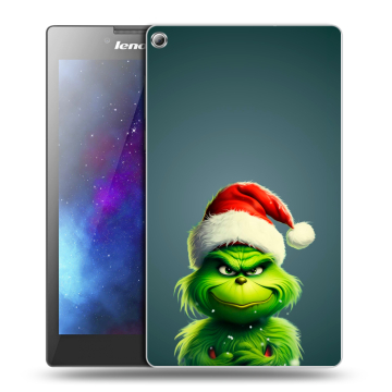 Силиконовый чехол на Lenovo Tab 2 A7-20 с принтом Новый год