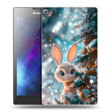 Силиконовый чехол на Lenovo Tab 2 A7-20 с принтом Новый год