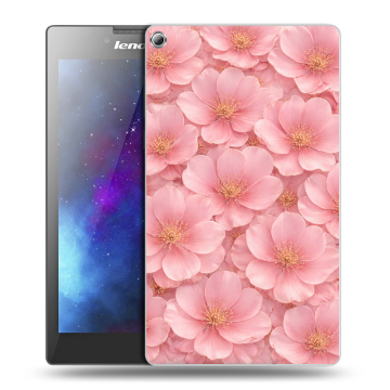 Силиконовый чехол на Lenovo Tab 2 A7-20 с принтом женский