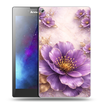Силиконовый чехол на Lenovo Tab 2 A7-20 с принтом женский