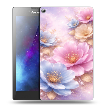 Силиконовый чехол на Lenovo Tab 2 A7-20 с принтом женский