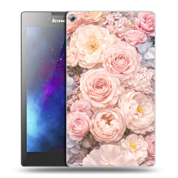 Силиконовый чехол на Lenovo Tab 2 A7-20 с принтом женский