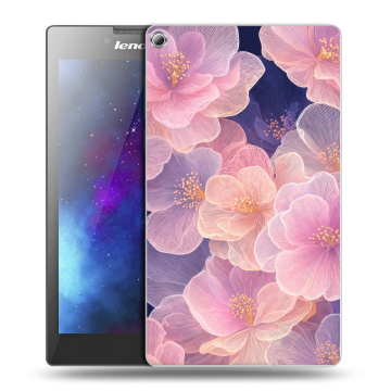 Силиконовый чехол на Lenovo Tab 2 A7-20 с принтом женский