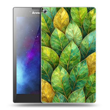 Силиконовый чехол на Lenovo Tab 2 A7-20 с принтом женский