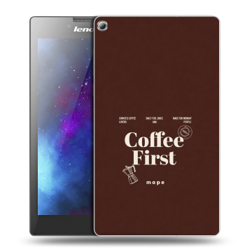 Силиконовый чехол на Lenovo Tab 2 A7-20 с принтом женский