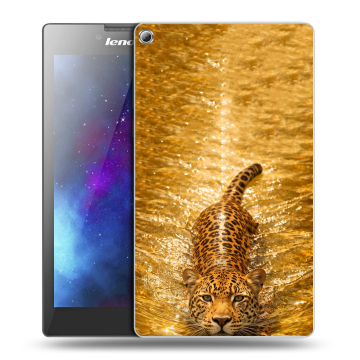 Силиконовый чехол на Lenovo Tab 2 A7-20 с принтом женский