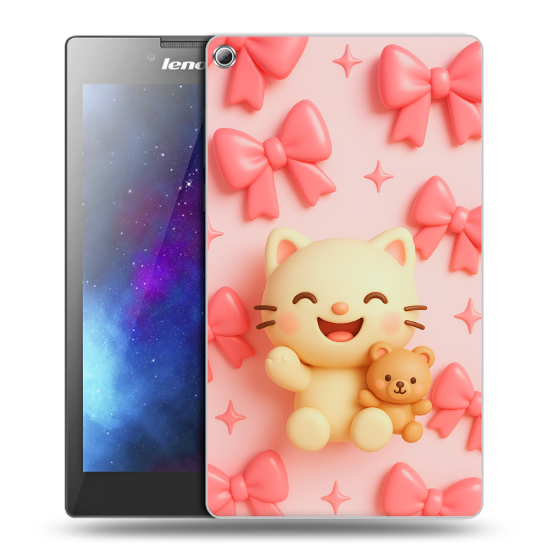 Силиконовый чехол на Lenovo Tab 2 A7-20 с принтом для девочек Силиконовый чехол на Lenovo Tab 2 A7-20 с принтом для девочек