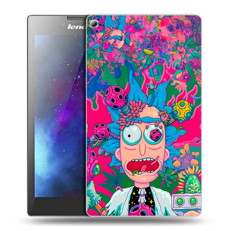 Силиконовый чехол на Lenovo Tab 2 A7-20 с принтом Рик и Морти Rick Morty Силиконовый чехол на Lenovo Tab 2 A7-20 с принтом Рик и Морти Rick Morty
