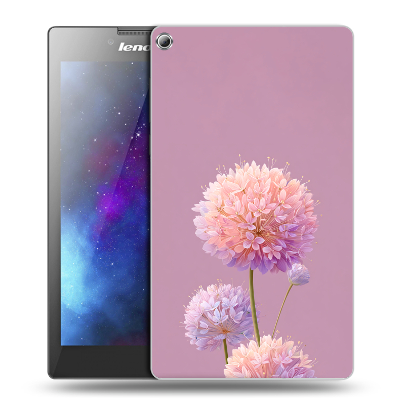 Силиконовый чехол на Lenovo Tab 2 A7-20 с принтом Цветы Силиконовый чехол на Lenovo Tab 2 A7-20 с принтом Цветы