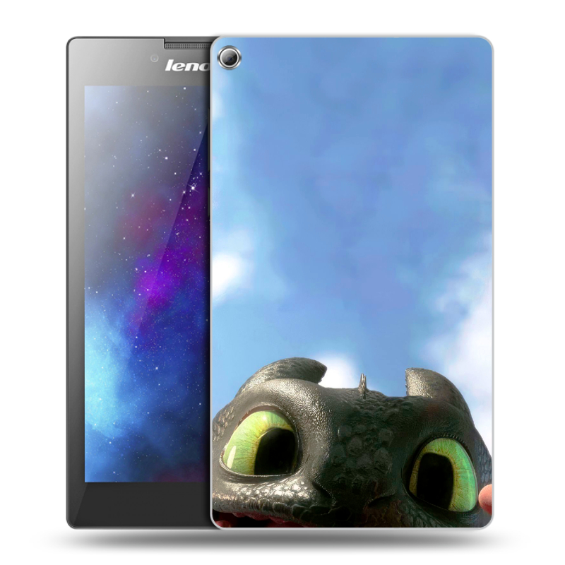Силиконовый чехол на Lenovo Tab 2 A7-20 с принтом Как приручить дракона Силиконовый чехол на Lenovo Tab 2 A7-20 с принтом Как приручить дракона