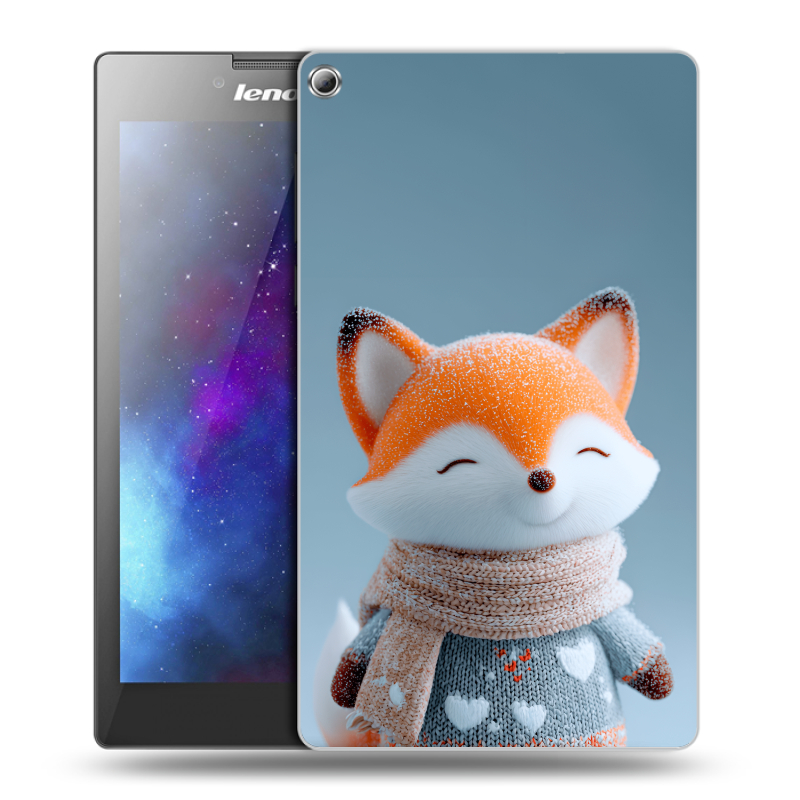 Силиконовый чехол на Lenovo Tab 2 A7-20 с принтом Лиса Силиконовый чехол на Lenovo Tab 2 A7-20 с принтом Лиса