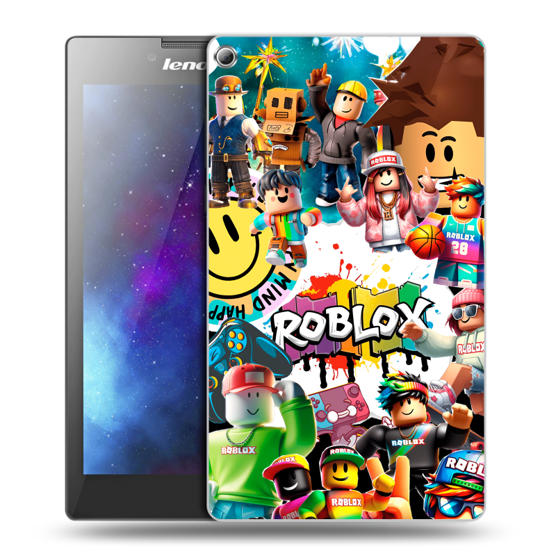Силиконовый чехол на Lenovo Tab 2 A7-20 с принтом Roblox Роблокс Силиконовый чехол на Lenovo Tab 2 A7-20 с принтом Roblox Роблокс