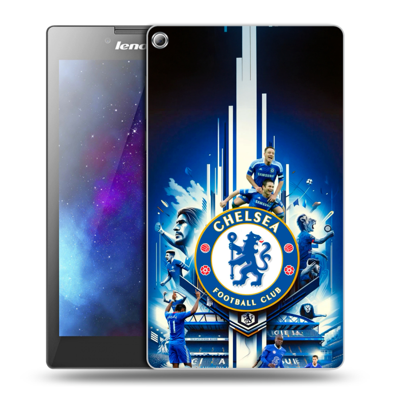Силиконовый чехол на Lenovo Tab 2 A7-20 с принтом Chelsea Челси Силиконовый чехол на Lenovo Tab 2 A7-20 с принтом Chelsea Челси