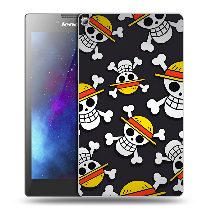 Силиконовый чехол на Lenovo Tab 2 A7-20 с принтом One Piece Ван Пис Силиконовый чехол на Lenovo Tab 2 A7-20 с принтом One Piece Ван Пис