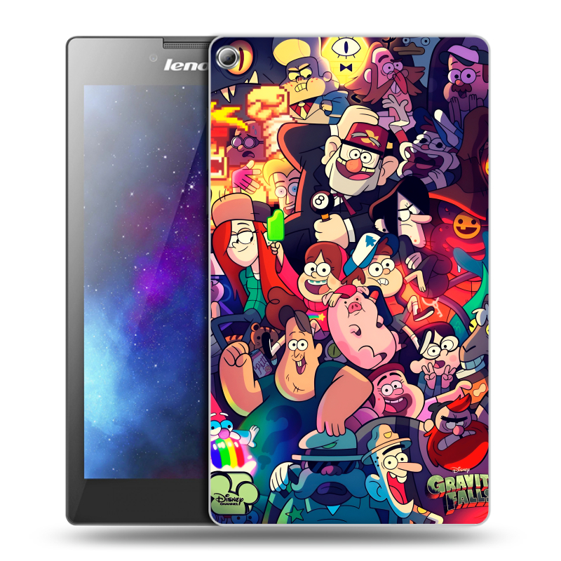Силиконовый чехол на Lenovo Tab 2 A7-20 с принтом Gravity Falls Гравити Фолз Силиконовый чехол на Lenovo Tab 2 A7-20 с принтом Gravity Falls Гравити Фолз