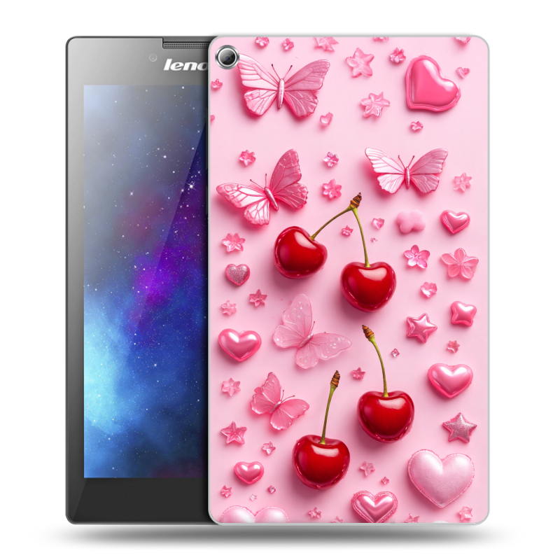 Силиконовый чехол на Lenovo Tab 2 A7-20 с принтом для девочек Силиконовый чехол на Lenovo Tab 2 A7-20 с принтом для девочек