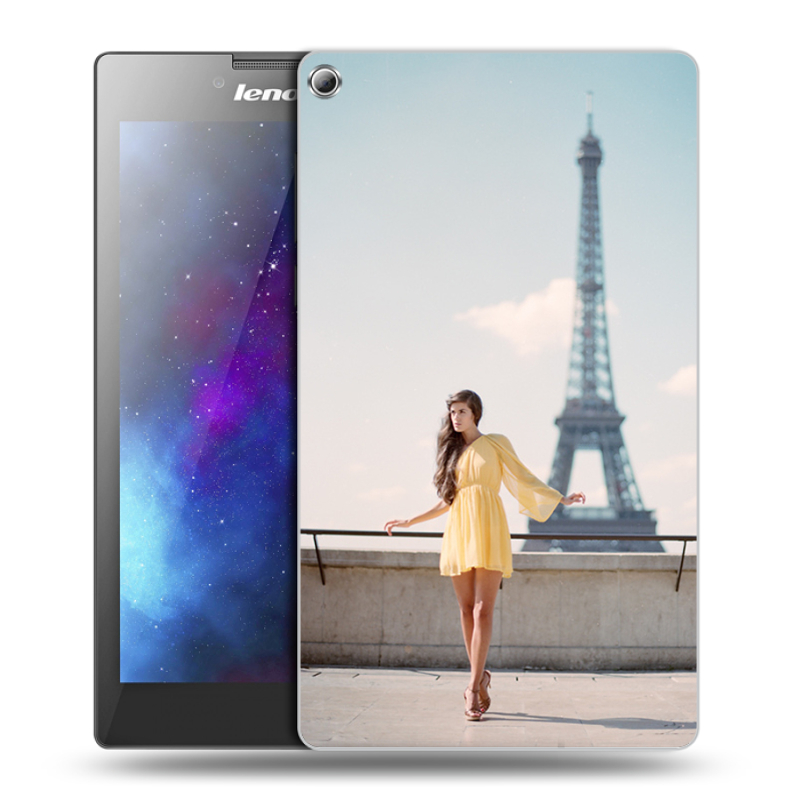 Силиконовый чехол на Lenovo Tab 2 A7-20 с принтом Париж Силиконовый чехол на Lenovo Tab 2 A7-20 с принтом Париж
