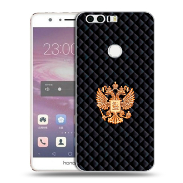 Силиконовый противоударный чехол на Huawei Honor 8 с принтом Герб России принт Силиконовый противоударный чехол на Huawei Honor 8 с принтом Герб России принт