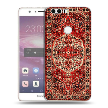 Силиконовый противоударный чехол на Huawei Honor 8 с принтом Ковер