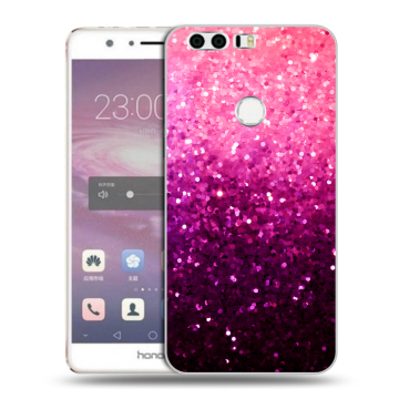 Силиконовый противоударный чехол на Huawei Honor 8 с принтом Блестки Силиконовый противоударный чехол на Huawei Honor 8 с принтом Блестки