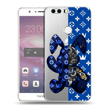 Силиконовый противоударный чехол на Huawei Honor 8 с принтом Луи робот