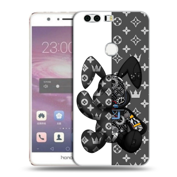 Силиконовый противоударный чехол на Huawei Honor 8 с принтом Луи робот