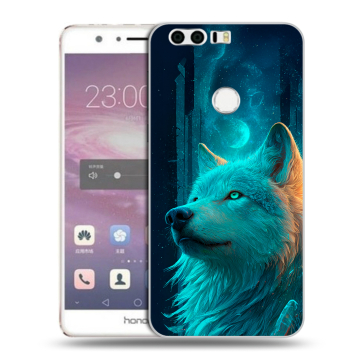 Силиконовый противоударный чехол на Huawei Honor 8 с принтом бабочки саккура Силиконовый противоударный чехол на Huawei Honor 8 с принтом бабочки саккура