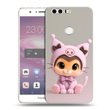 Силиконовый противоударный чехол на Huawei Honor 8 с принтом Куроми Kuromi 