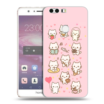 Силиконовый противоударный чехол на Huawei Honor 8 с принтом Hello Kitty Хелоу Кити