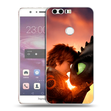 Силиконовый противоударный чехол на Huawei Honor 8 с принтом Как приручить дракона Силиконовый противоударный чехол на Huawei Honor 8 с принтом Как приручить дракона