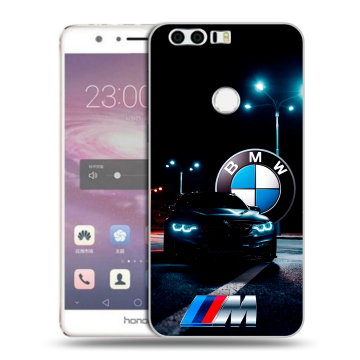 Силиконовый противоударный чехол на Huawei Honor 8 с принтом БМВ BMW Силиконовый противоударный чехол на Huawei Honor 8 с принтом БМВ BMW