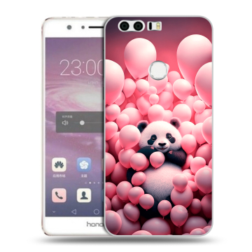 Силиконовый противоударный чехол на Huawei Honor 8 с принтом Панда Силиконовый противоударный чехол на Huawei Honor 8 с принтом Панда