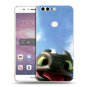Силиконовый противоударный чехол на Huawei Honor 8 с принтом Как приручить дракона