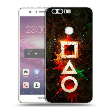 Силиконовый противоударный чехол на Huawei Honor 8 с принтом Squid Game Игра кальмара Силиконовый противоударный чехол на Huawei Honor 8 с принтом Squid Game Игра кальмара