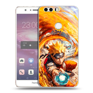 Силиконовый противоударный чехол на Huawei Honor 8 с принтом Аниме Наруто Naruto