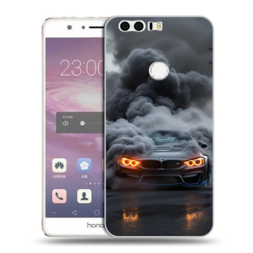 Силиконовый противоударный чехол на Huawei Honor 8 с принтом BMW БМВ Силиконовый противоударный чехол на Huawei Honor 8 с принтом BMW БМВ