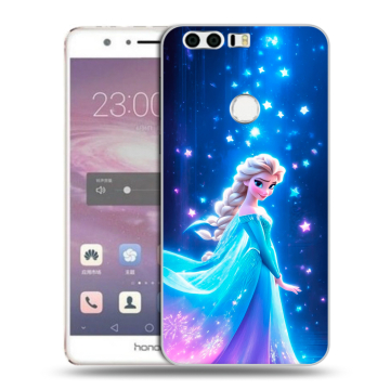 Силиконовый противоударный чехол на Huawei Honor 8 с принтом Холодное сердце Frozen Силиконовый противоударный чехол на Huawei Honor 8 с принтом Холодное сердце Frozen