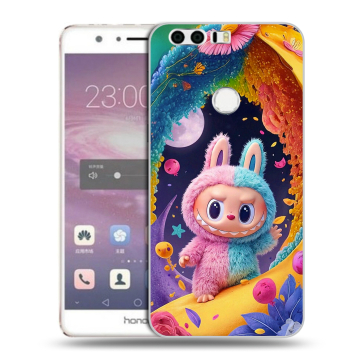 Силиконовый противоударный чехол на Huawei Honor 8 с принтом Labubu Лабубу Силиконовый противоударный чехол на Huawei Honor 8 с принтом Labubu Лабубу