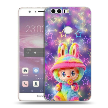 Силиконовый противоударный чехол на Huawei Honor 8 с принтом Labubu Лабубу Силиконовый противоударный чехол на Huawei Honor 8 с принтом Labubu Лабубу