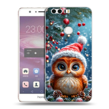 Силиконовый противоударный чехол на Huawei Honor 8 с принтом Новый год Силиконовый противоударный чехол на Huawei Honor 8 с принтом Новый год