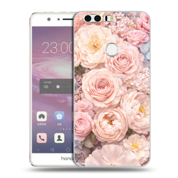 Силиконовый противоударный чехол на Huawei Honor 8 с принтом женский