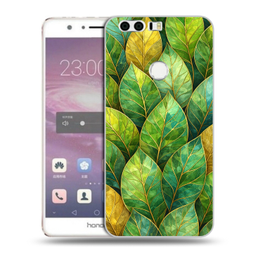 Силиконовый противоударный чехол на Huawei Honor 8 с принтом женский