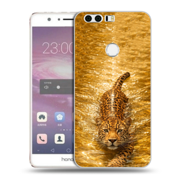 Силиконовый противоударный чехол на Huawei Honor 8 с принтом женский