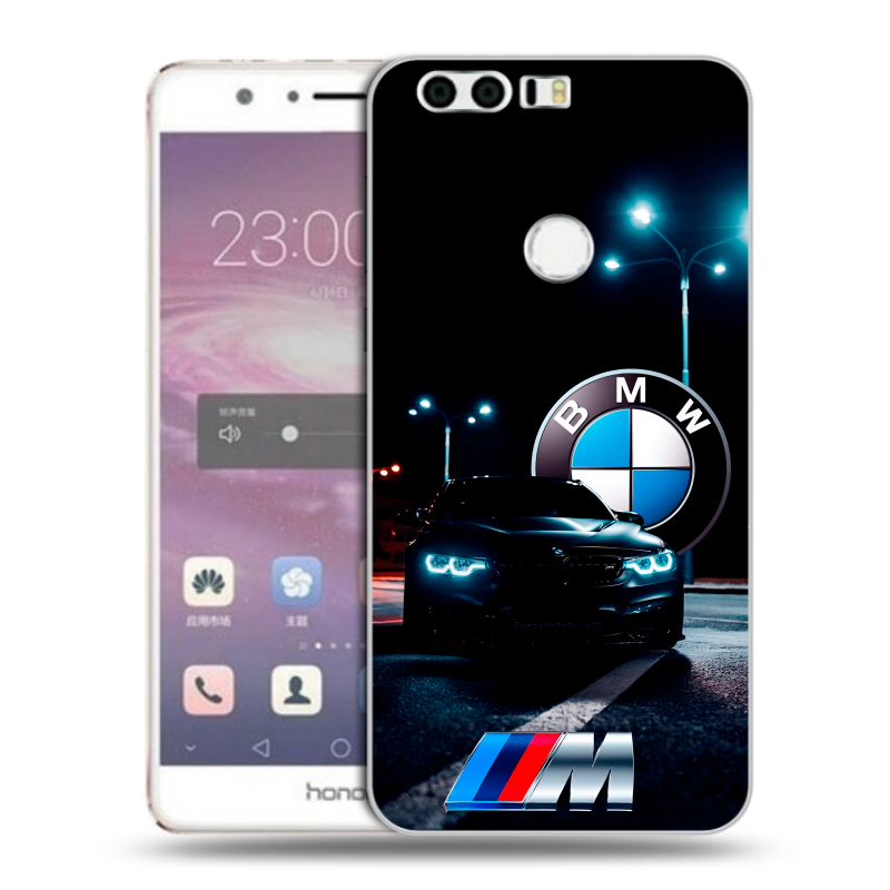 Силиконовый противоударный чехол на Huawei Honor 8 с принтом БМВ BMW Силиконовый противоударный чехол на Huawei Honor 8 с принтом БМВ BMW