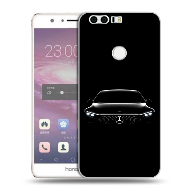 Силиконовый противоударный чехол на Huawei Honor 8 с принтом Mercedes Мерседес Силиконовый противоударный чехол на Huawei Honor 8 с принтом Mercedes Мерседес